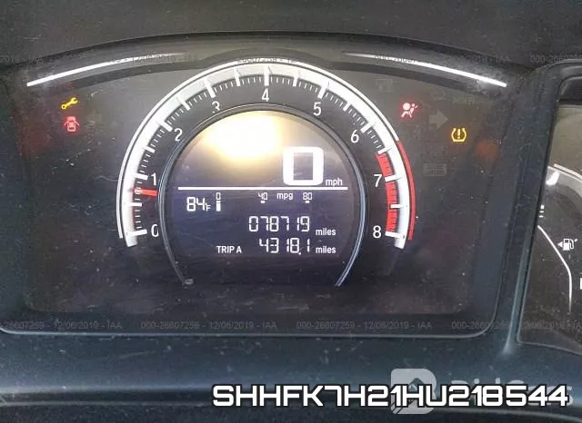 SHHFK7H21HU218544 фото 6