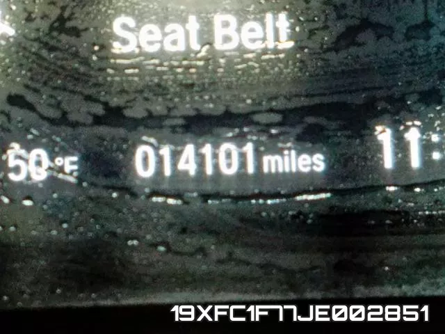 19XFC1F77JE002851 фото 6