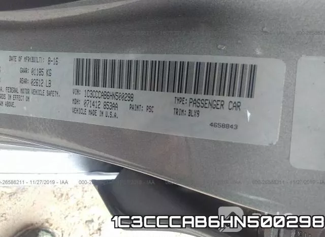 1C3CCCAB6HN500298 фото 7