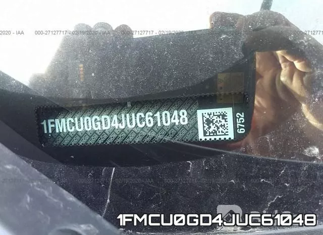 1FMCU0GD4JUC61048 фото 6