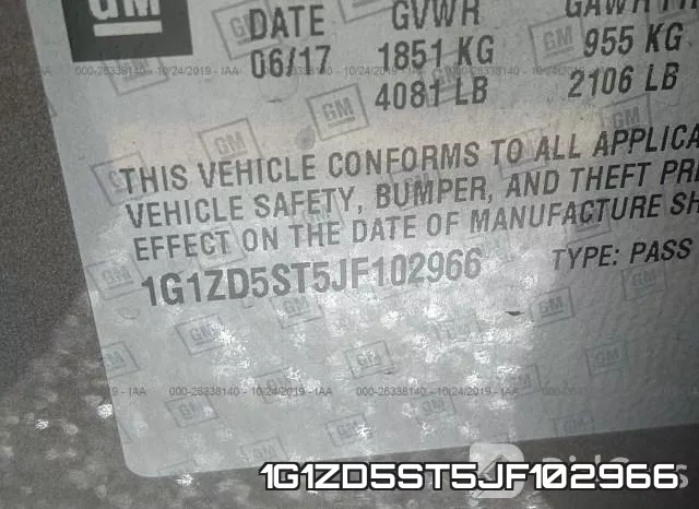 1G1ZD5ST5JF102966 фото 5