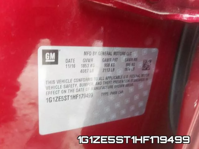 1G1ZE5ST1HF179499 фото 2