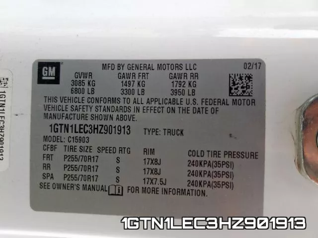 1GTN1LEC3HZ901913 фото 2