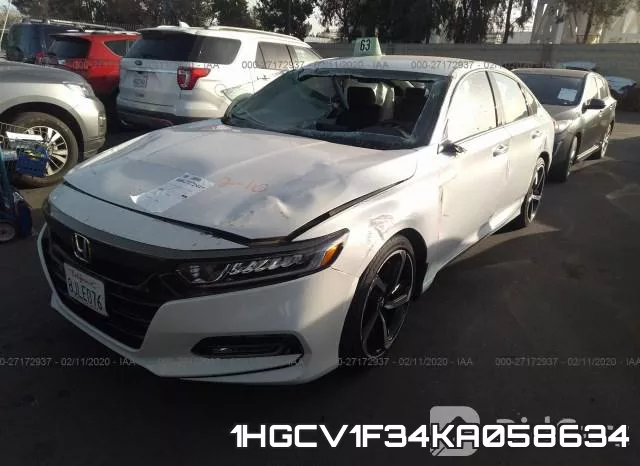 1HGCV1F34KA058634 фото 2