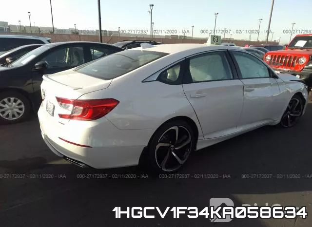 1HGCV1F34KA058634 фото 3