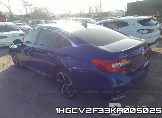 1HGCV2F33KA005025 фото 4