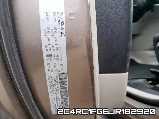 2C4RC1FG6JR182920 фото 2
