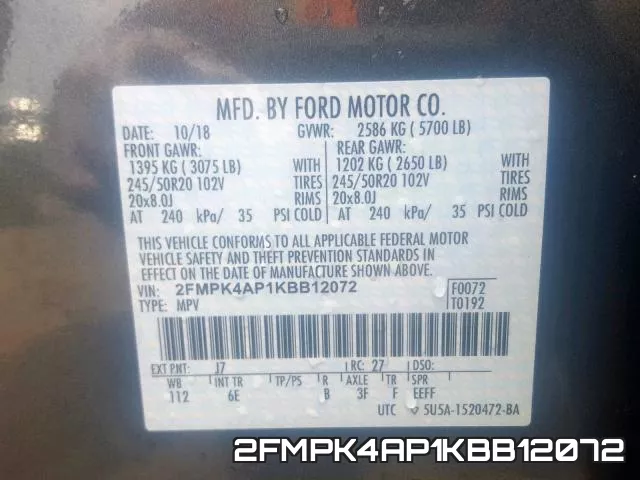 2FMPK4AP1KBB12072 фото 2