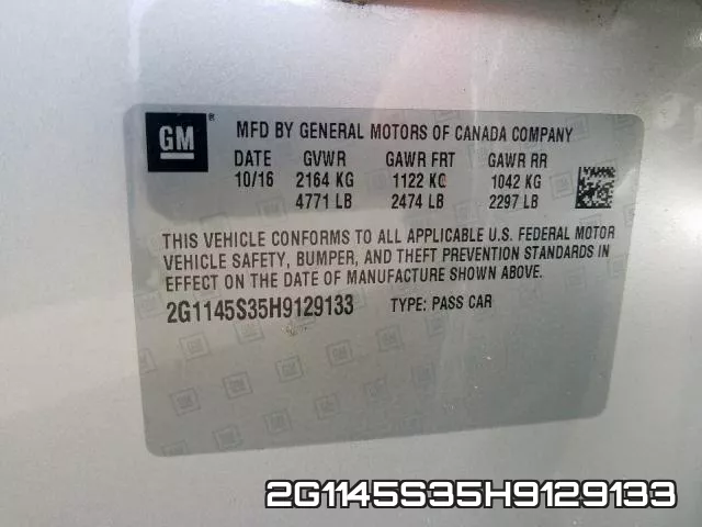 2G1145S35H9129133 фото 2