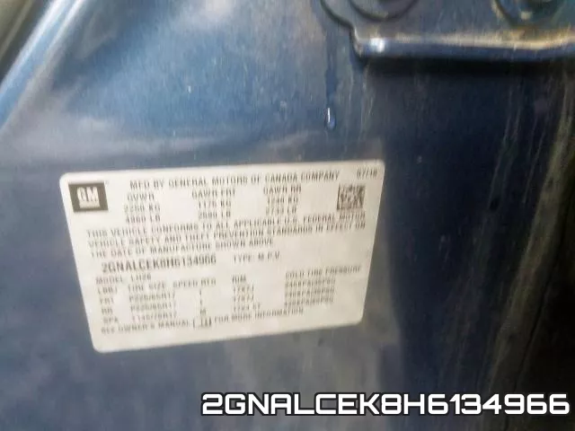 2GNALCEK8H6134966 фото 2