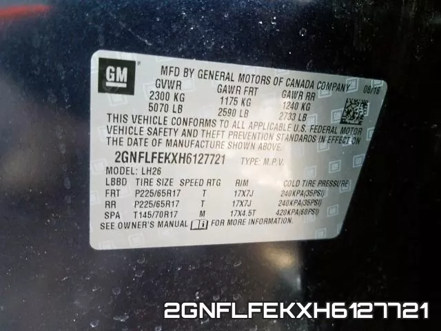 2GNFLFEKXH6127721 фото 2