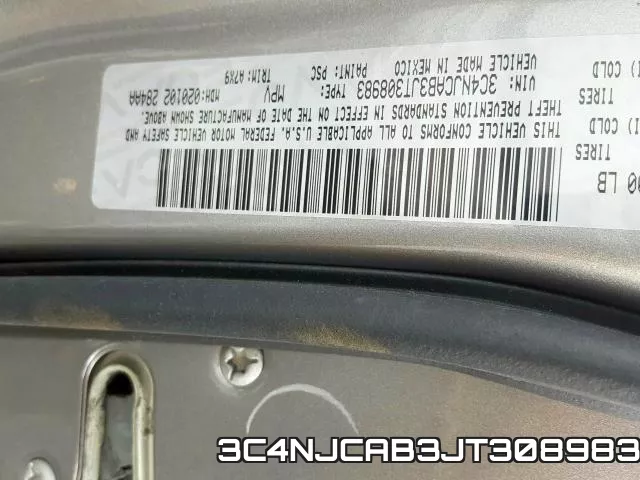 3C4NJCAB3JT308983 фото 2
