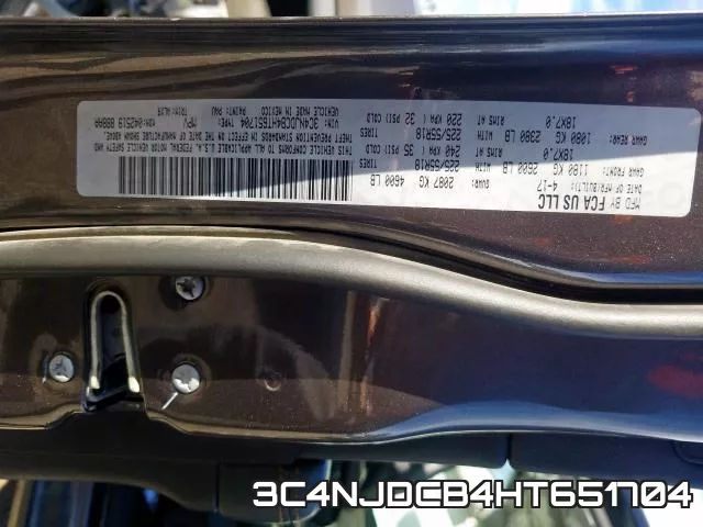 3C4NJDCB4HT651704 фото 2