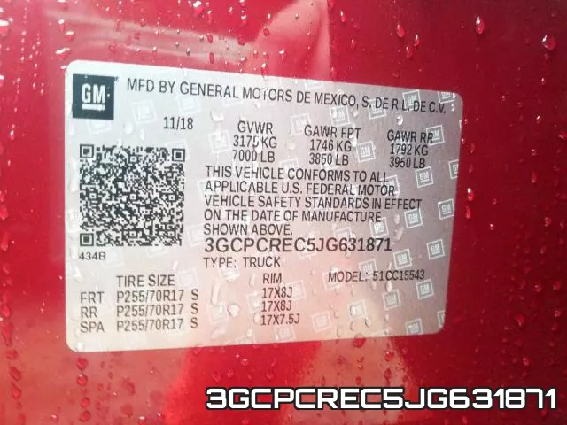 3GCPCREC5JG631871 фото 2