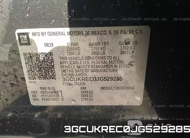 3GCUKREC0JG529285 фото 7