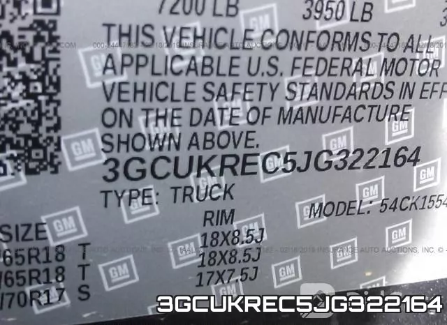 3GCUKREC5JG322164 фото 7