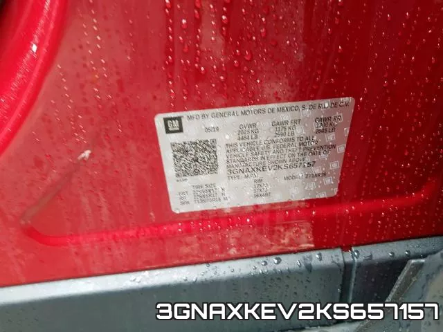 3GNAXKEV2KS657157 фото 2
