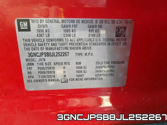3GNCJPSB8JL252267 фото 2