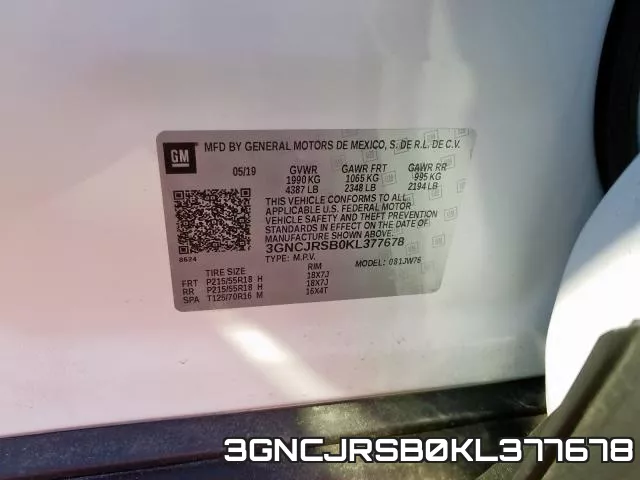 3GNCJRSB0KL377678 фото 2