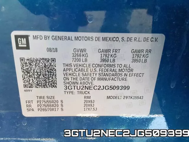 3GTU2NEC2JG509399 фото 2
