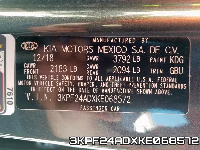 3KPF24ADXKE068572 фото 2