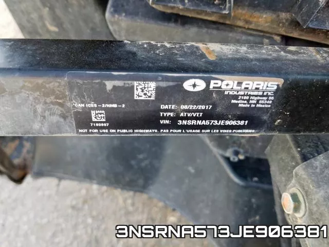 3NSRNA573JE906381 фото 2
