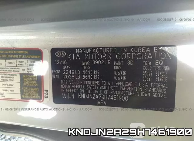 KNDJN2A29H7461900 фото 8