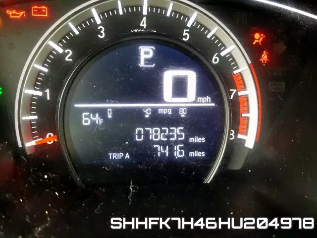 SHHFK7H46HU204978 фото 6