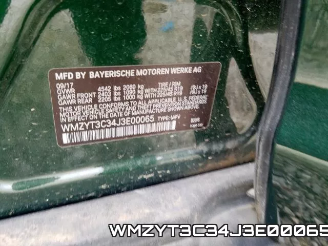 WMZYT3C34J3E00065 фото 2