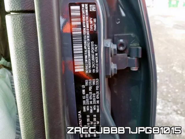 ZACCJBBB7JPG81015 фото 2