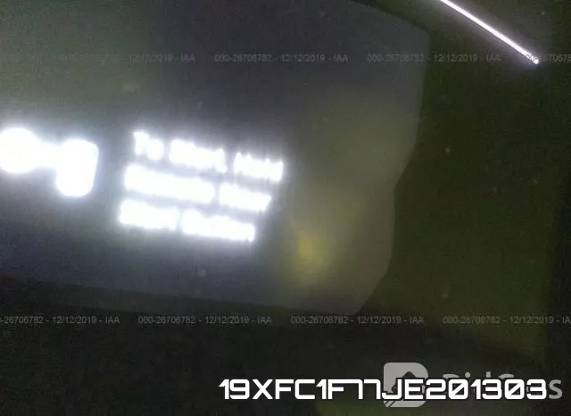 19XFC1F77JE201303 фото 4