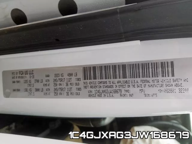 1C4GJXAG3JW168679 фото 2