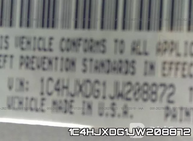 1C4HJXDG1JW208872 фото 7