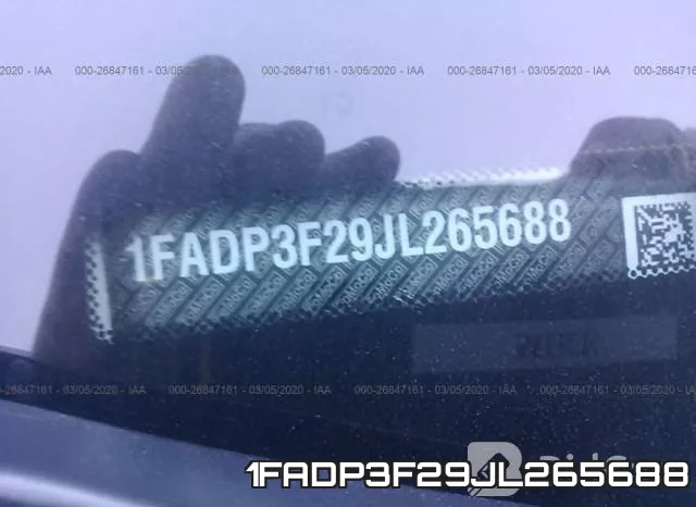 1FADP3F29JL265688 фото 5