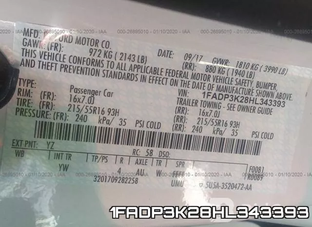 1FADP3K28HL343393 фото 6