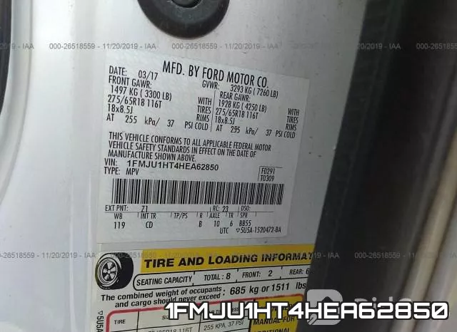 1FMJU1HT4HEA62850 фото 8