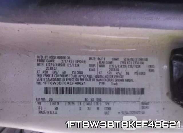 1FT8W3BT8KEF48621 фото 6