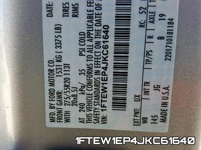 1FTEW1EP4JKC61640 фото 2