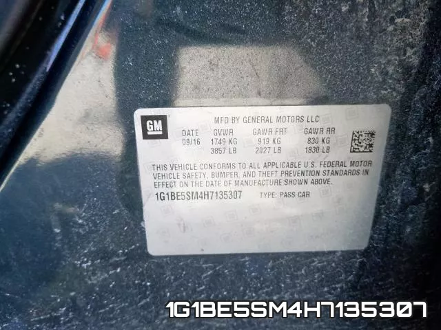 1G1BE5SM4H7135307 фото 2