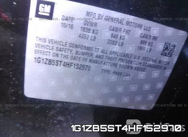1G1ZB5ST4HF152970 фото 5