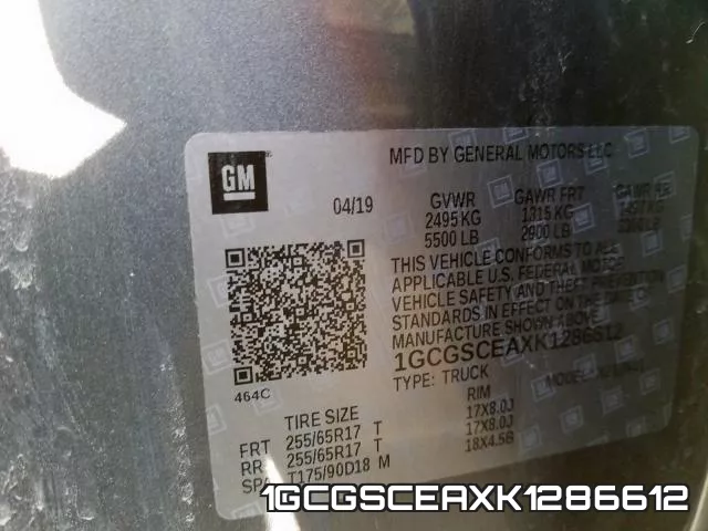 1GCGSCEAXK1286612 фото 2