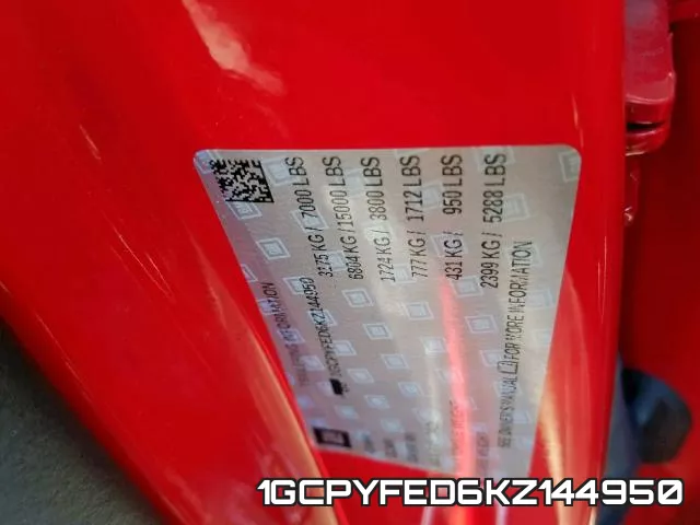 1GCPYFED6KZ144950 фото 2