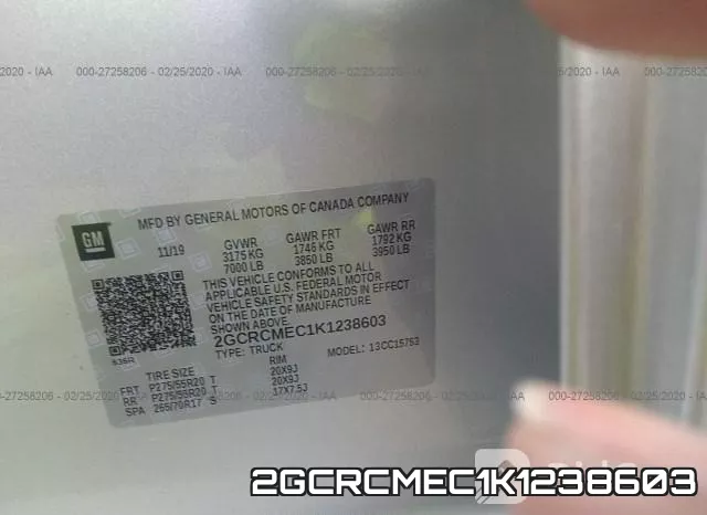2GCRCMEC1K1238603 фото 6