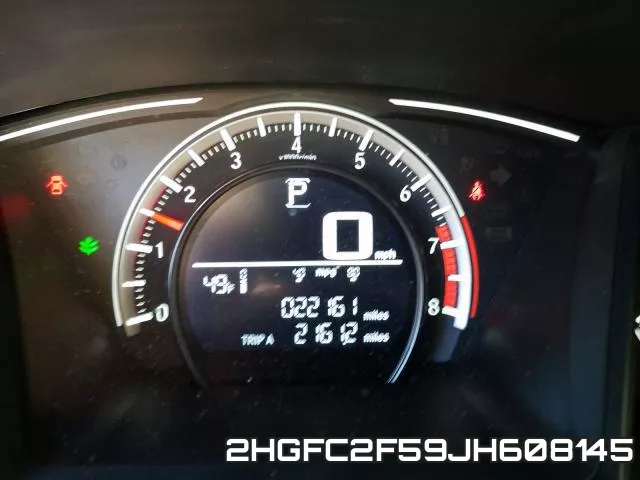 2HGFC2F59JH608145 фото 8