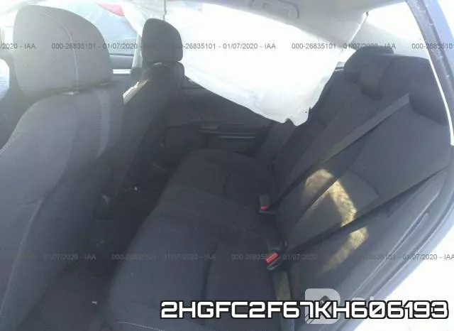 2HGFC2F67KH606193 фото 5