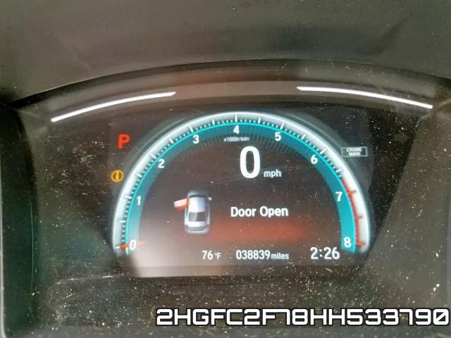 2HGFC2F78HH533790 фото 6