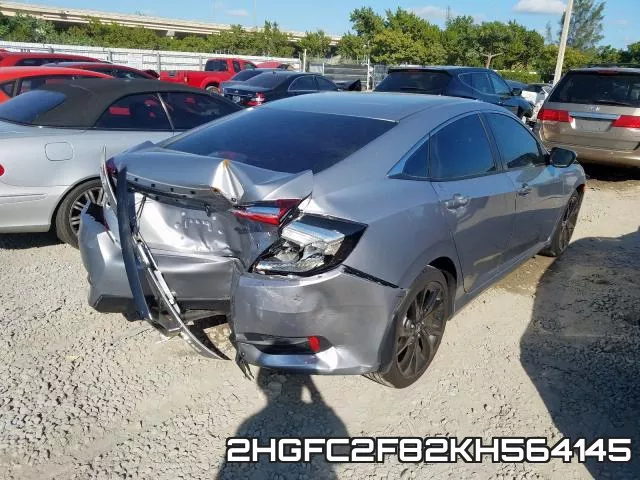 2HGFC2F82KH564145 фото 4