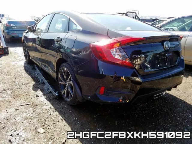 2HGFC2F8XKH591092 фото 4