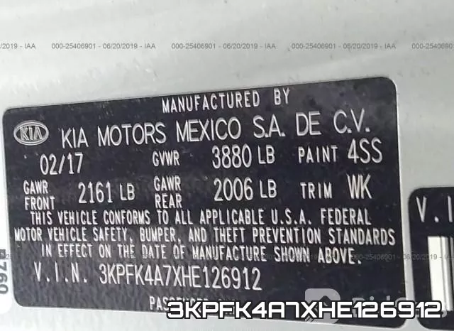 3KPFK4A7XHE126912 фото 8