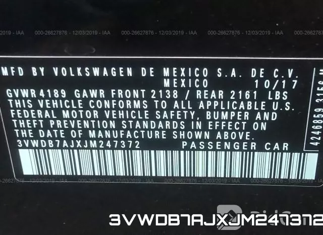 3VWDB7AJXJM247372 фото 8